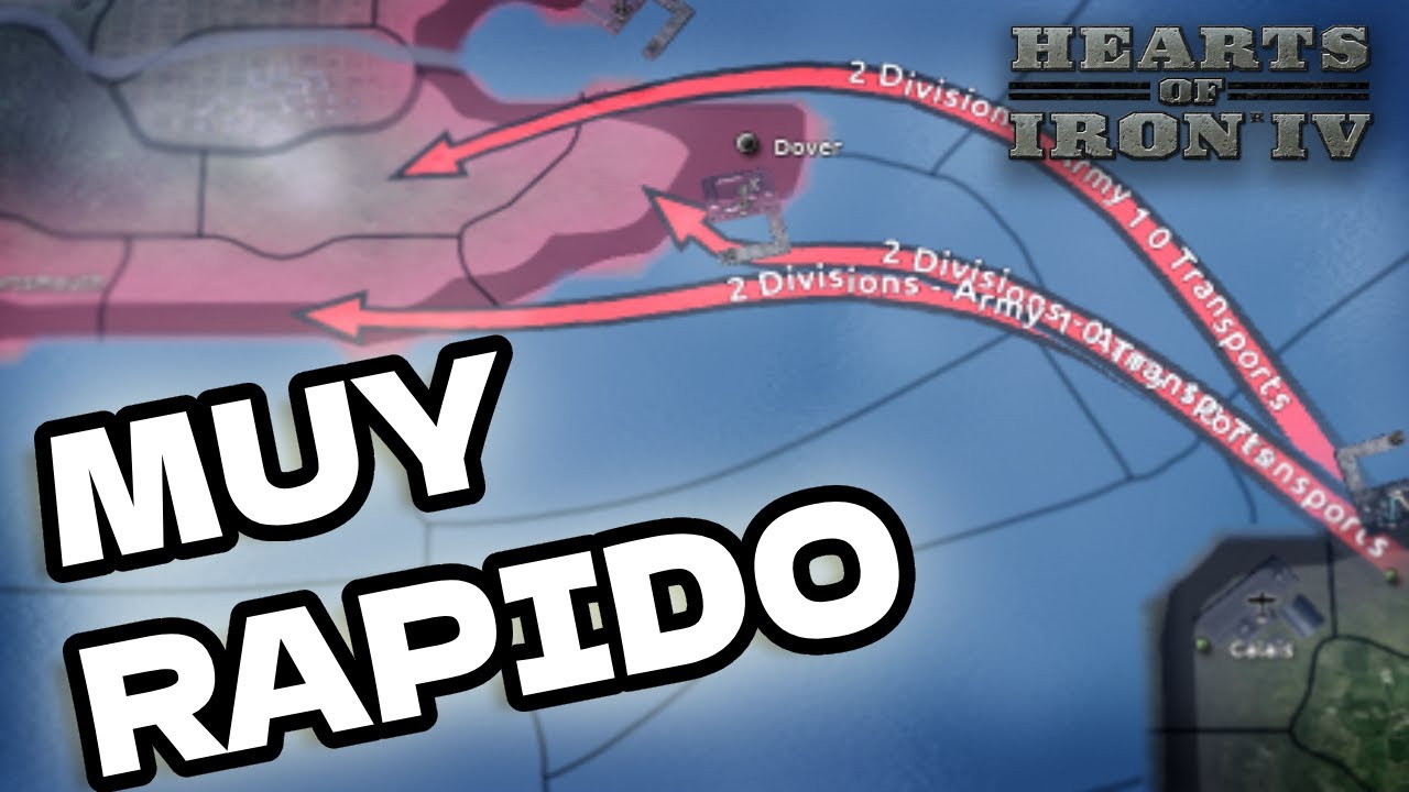 COMO HACER INVASIONES NAVALES/DESEMBARCOS EN HOI4 | HEARTS OF IRON 4
