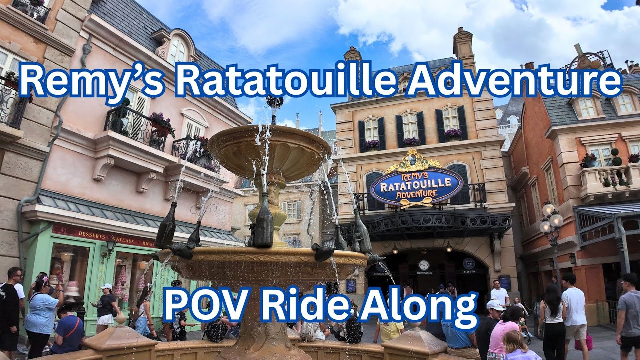 Remy’s Ratatouille Adventure | EPCOT | Full 4K POV Ride‑Along (Now in 2D!)