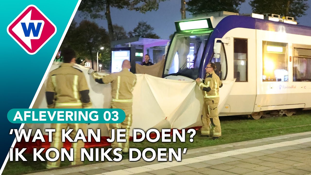 Man komt onder de tram: Michel kijkt hem recht in de ogen | 112 Ooggetuige