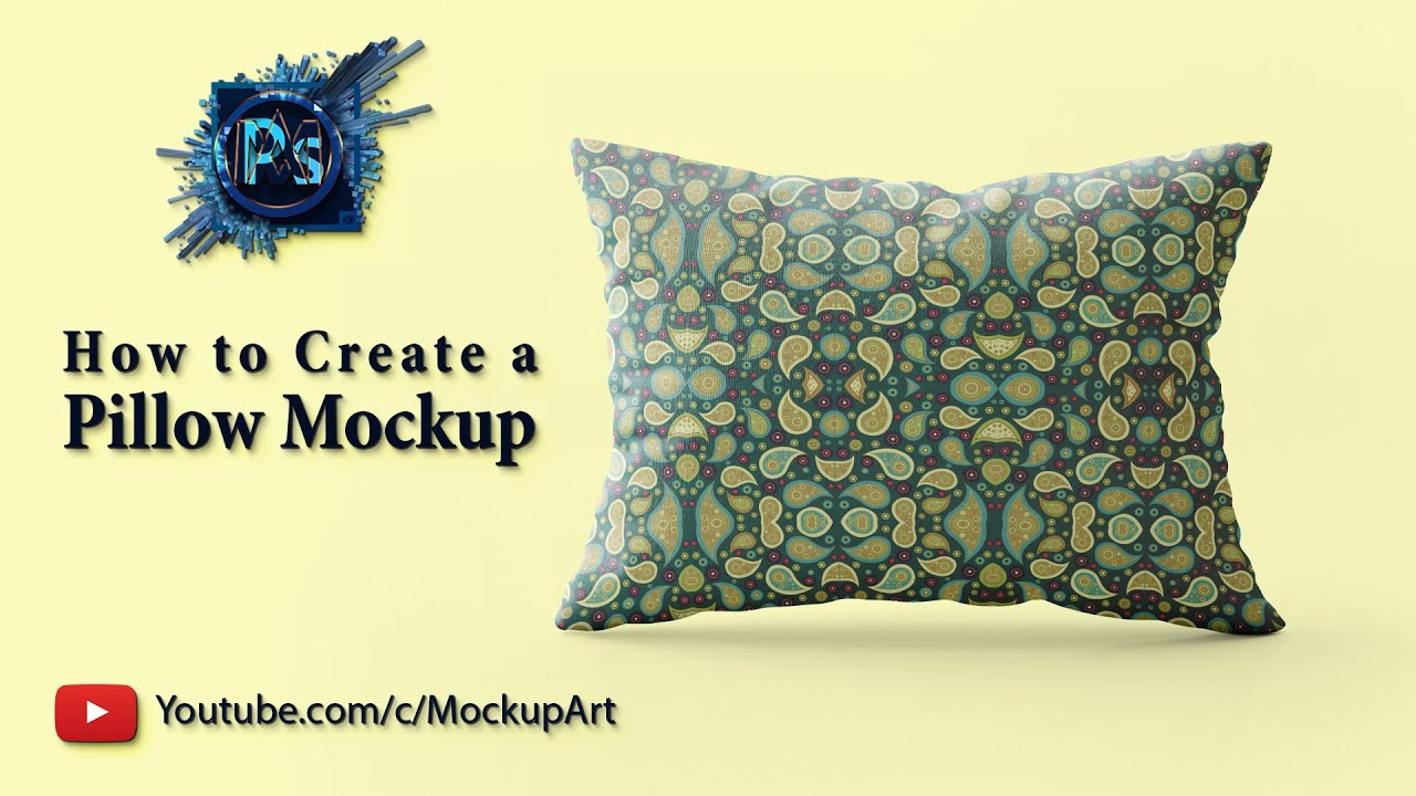 How to make a Pillow mockup PSD| Photoshop Mockup Tutorial