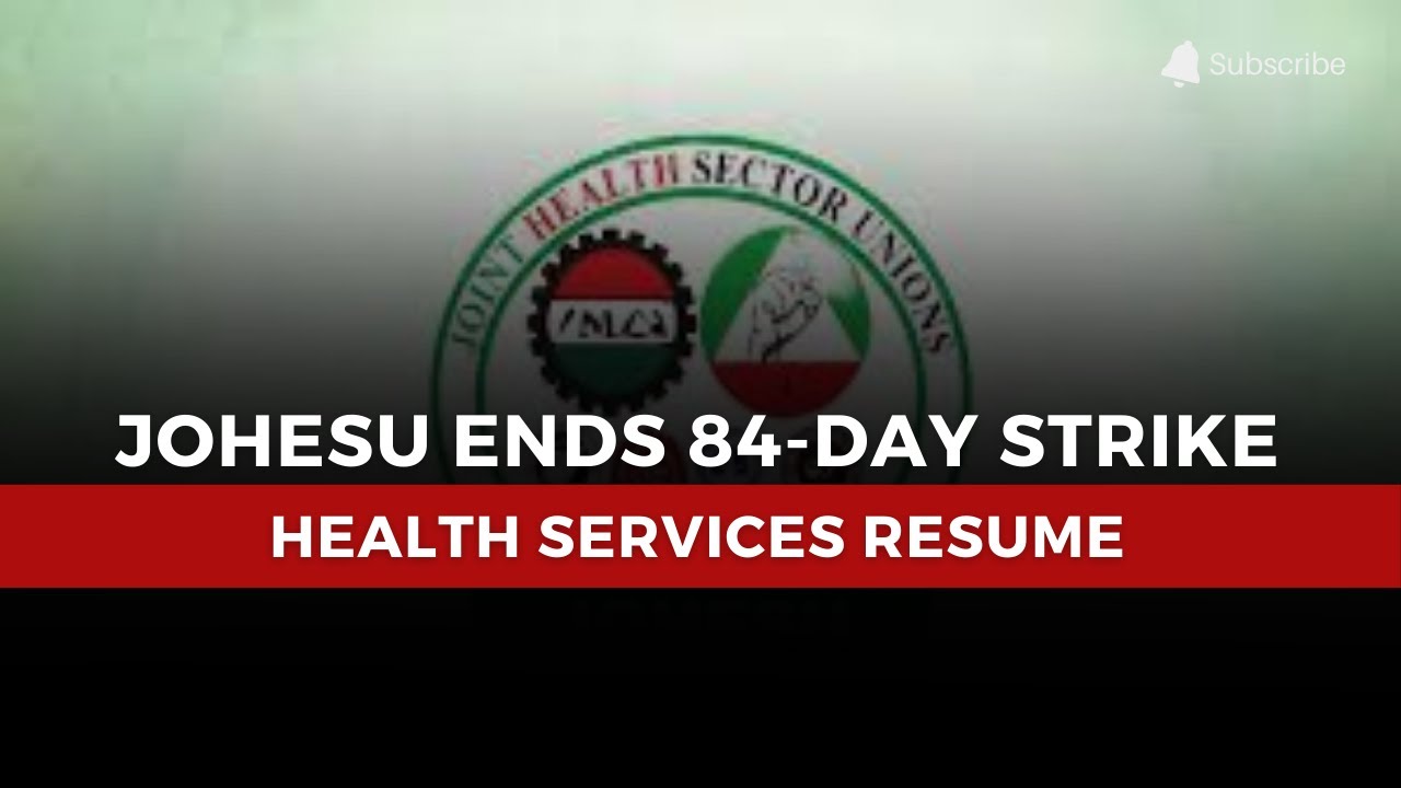 JOHESU Suspends 84-Day Strike After Emergency Meeting