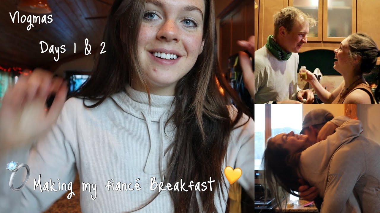 Готовлю завтрак для своего жениха | VLOGMAS: дни 1 и 2