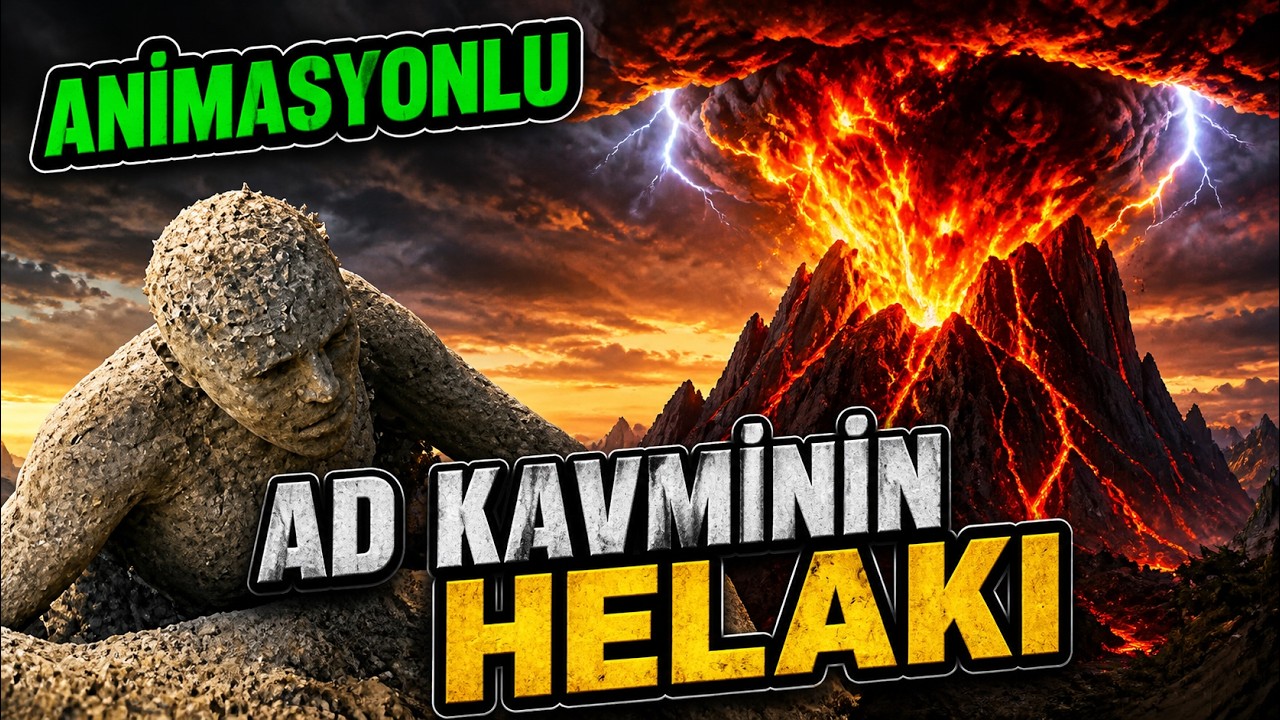 ALLAH'I İNKAR EDEN AD KAVMİNİN HELAKI | ANİMASYONLU KISSA
