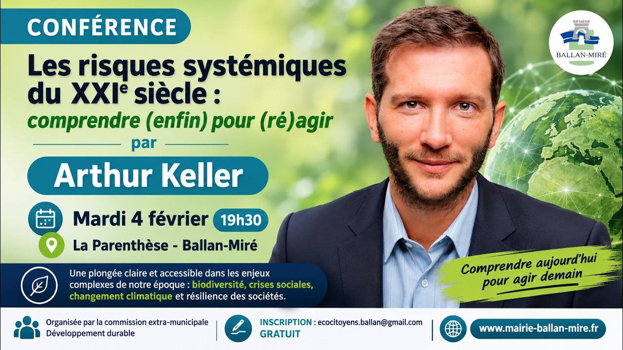 Conférence Arthur Keller à Ballan-Miré - 4 février 2025