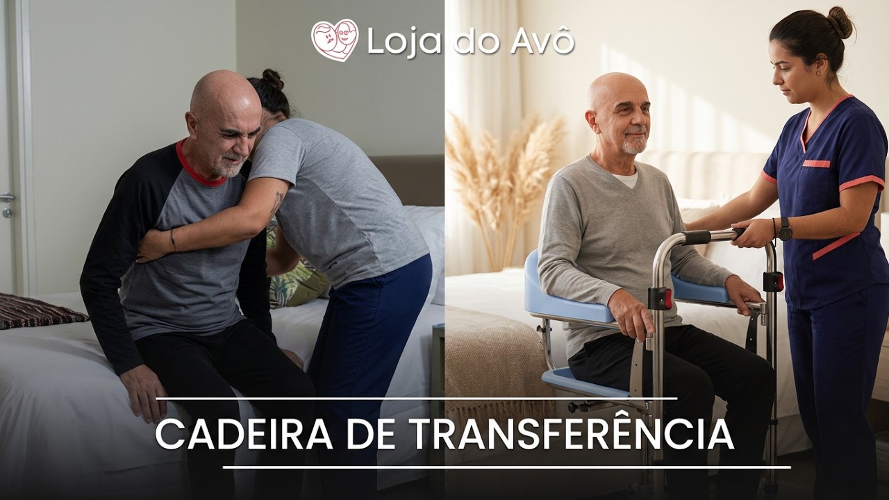 Cadeira de Transferência Multifuncional Inox - Loja do Avô