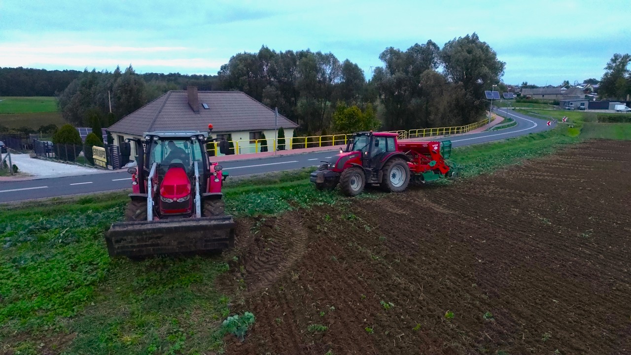 🇵🇱Siew pszenicy 2024✅️GR Adryańczyk✅️ Valtra✔️2x Agromasz & Zakopany Masey⁉️