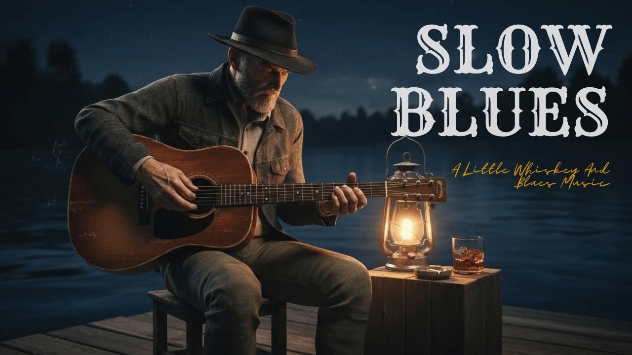 Slow Blues Lounge | Smooth Guitar Ballads for Relax & Midnight Mood Unwind after Hours
