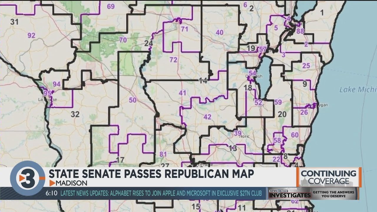 GOP-led Wisconsin Senate OKs their own redistricting plan
