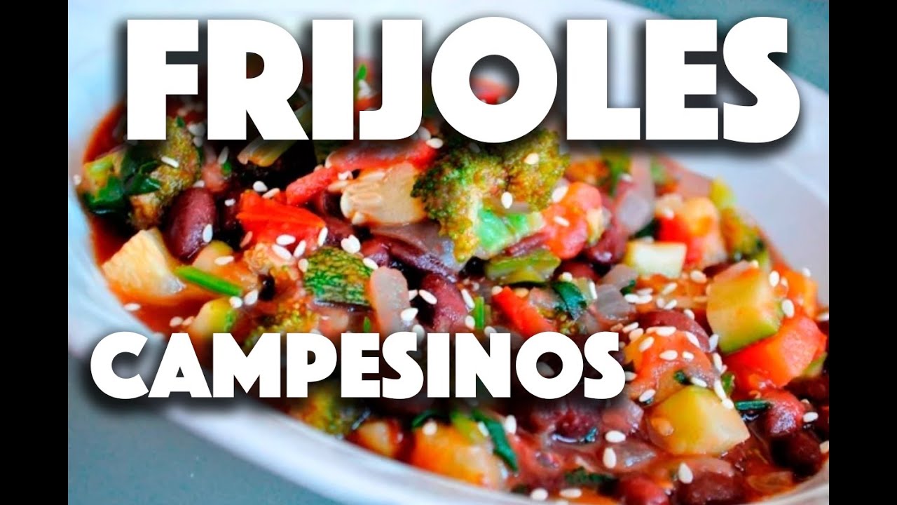 Frijoles campesinos - Buen Apetito Comida Vegan México.