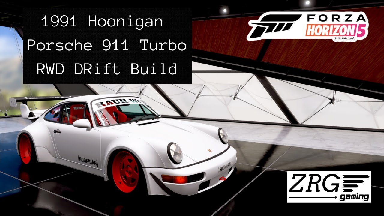 1991 Hoonigan Porsche 911 Turbo RWD Drift Build - Forza Horizon 5 2K Build (Drifting like AWD!!)