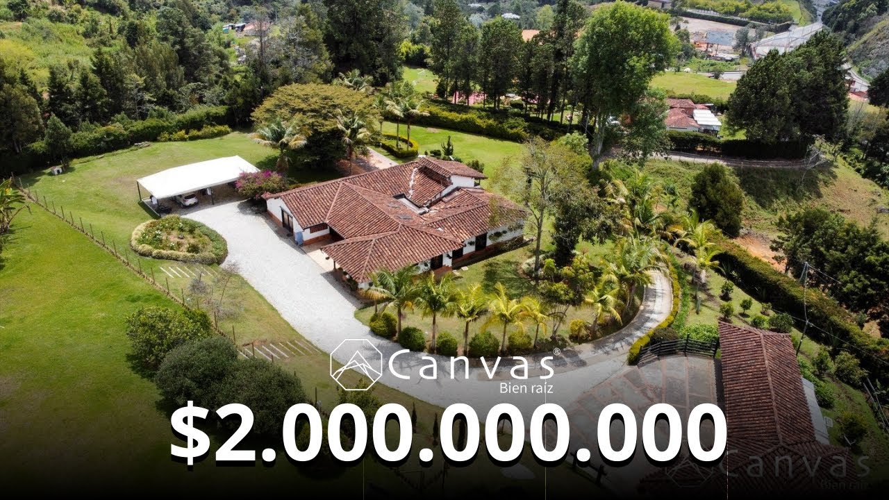 🐴FINCA CABALLISTA CERCA AL AEROPUERTO JMC - GUARNE - $2.000.000.000 ( Canvas Raíz )
