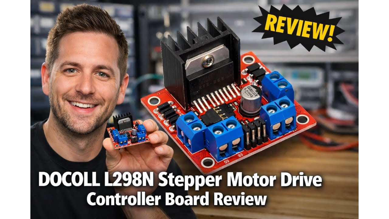 ⚙️ DOCOLL L298N Stepper Motor Drive Controller Board Review – Is It Worth It Before You Buy ⚙️