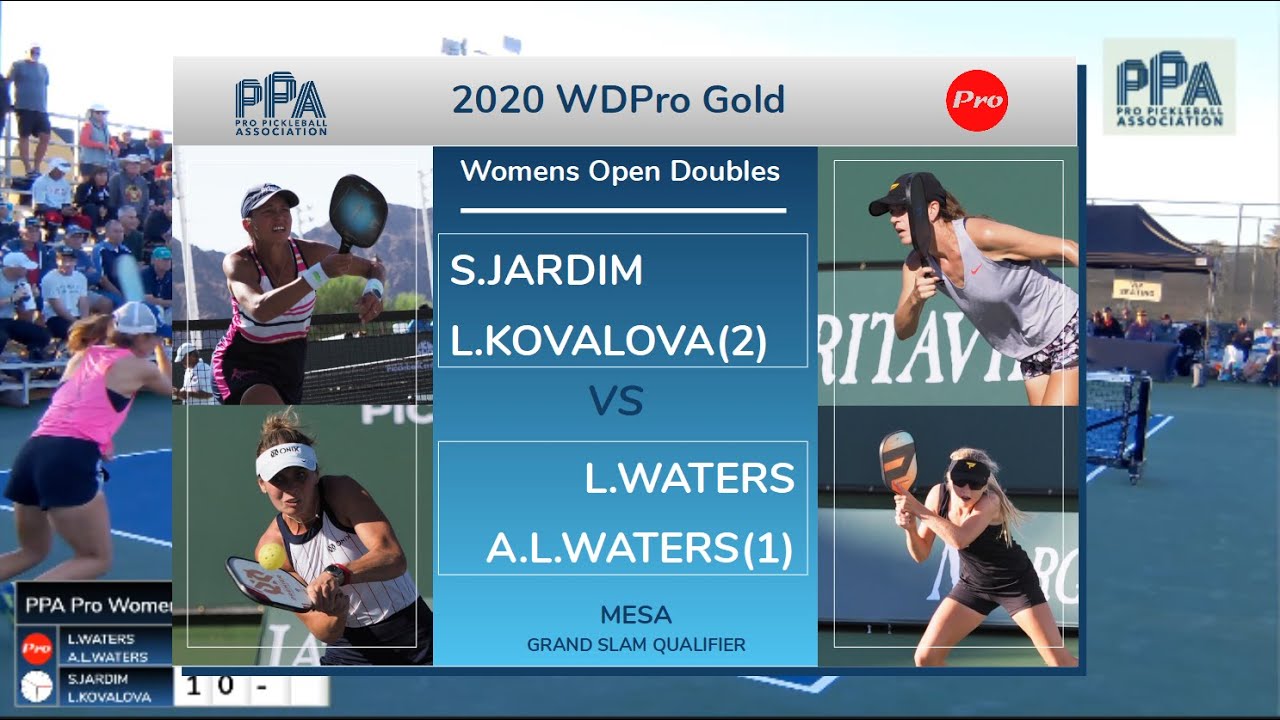2020 PPA Mesa Qualifier WDPro  GOLD MEDAL Jardim/Kovalova v Waters/Waters