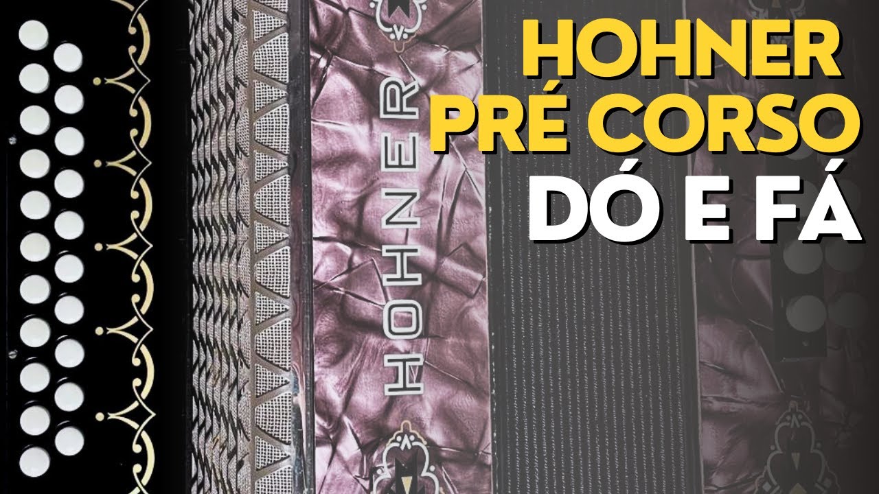 Gaita Ponto HOHNER PRE CORSO CF (Dó e Fá)