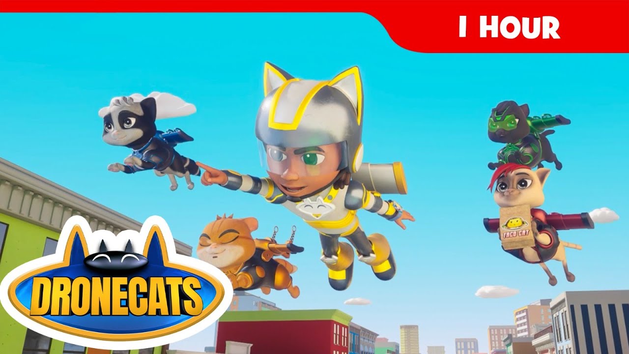 Drone Cats 🐱 | The Science Fairy 🧚 | 1 Hour of STEM Fun & Action-Packed Cat Adventures for Kids!