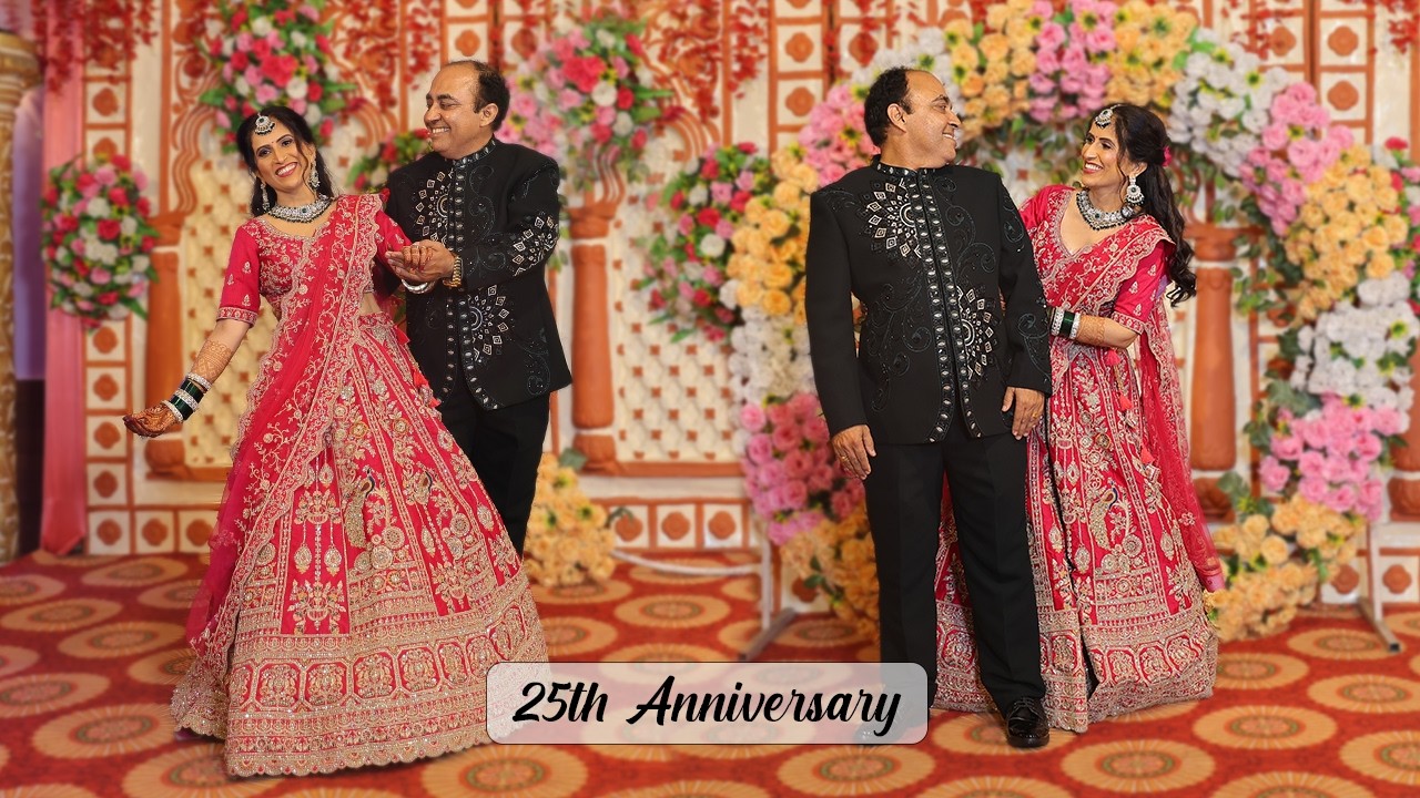 25th Anniversary | Couple Dance & Jaimala | Silver Jubilee | @arpitaarora22