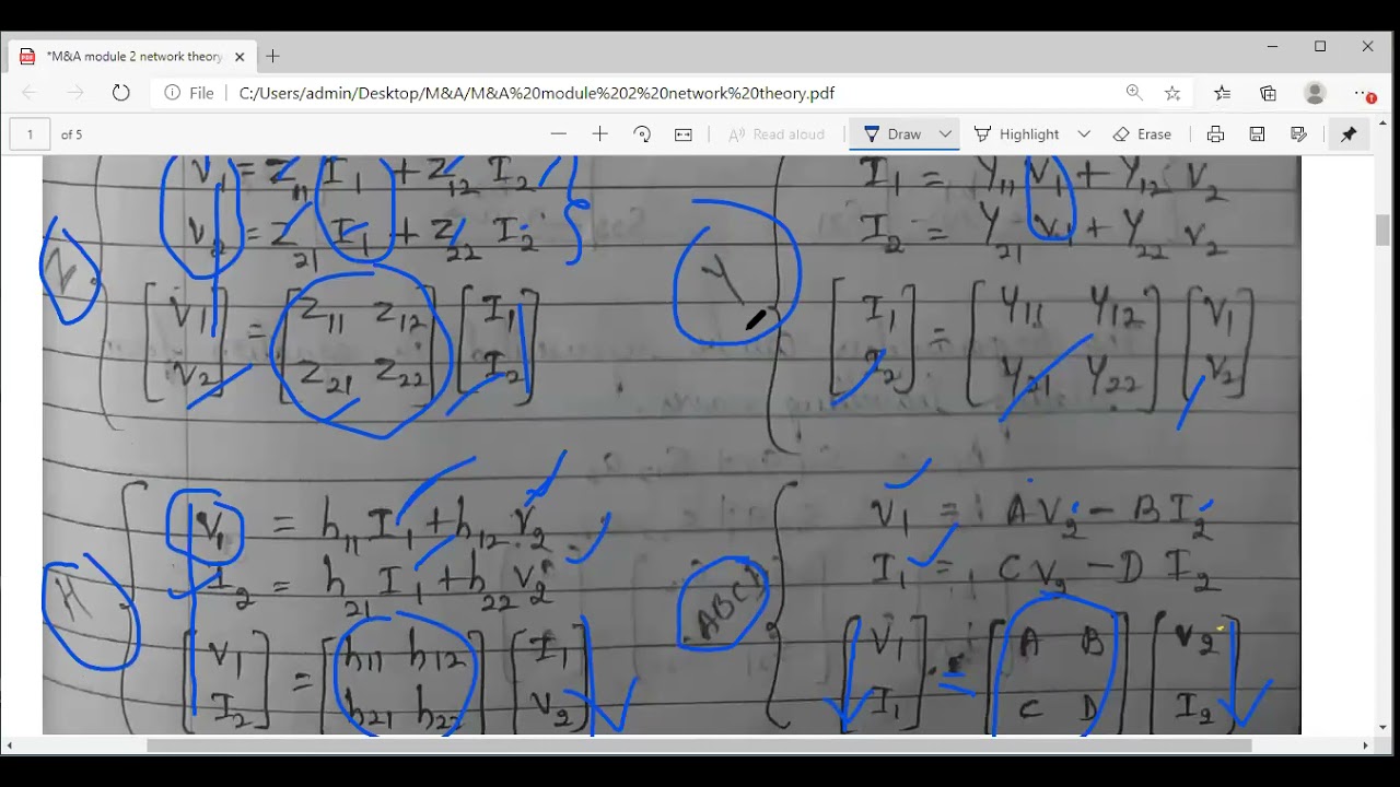 Module 2 18EC63 M&A Lecture 15:Introduction to Microwave Network Theory