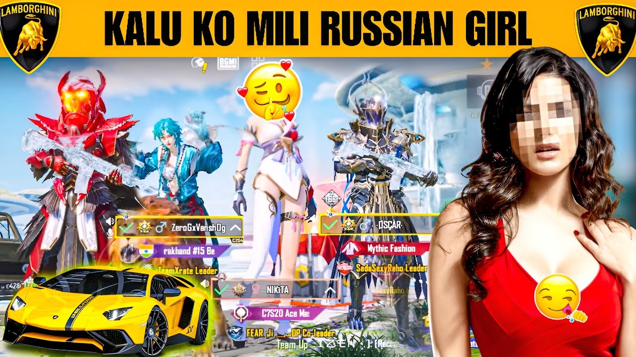 RICH RANDOM GIRL CHALLENGE ME FOR CHICKEN DINNER😳 & GOT SHOCKED AFTER SEEING MY M416 GLACIER🥶