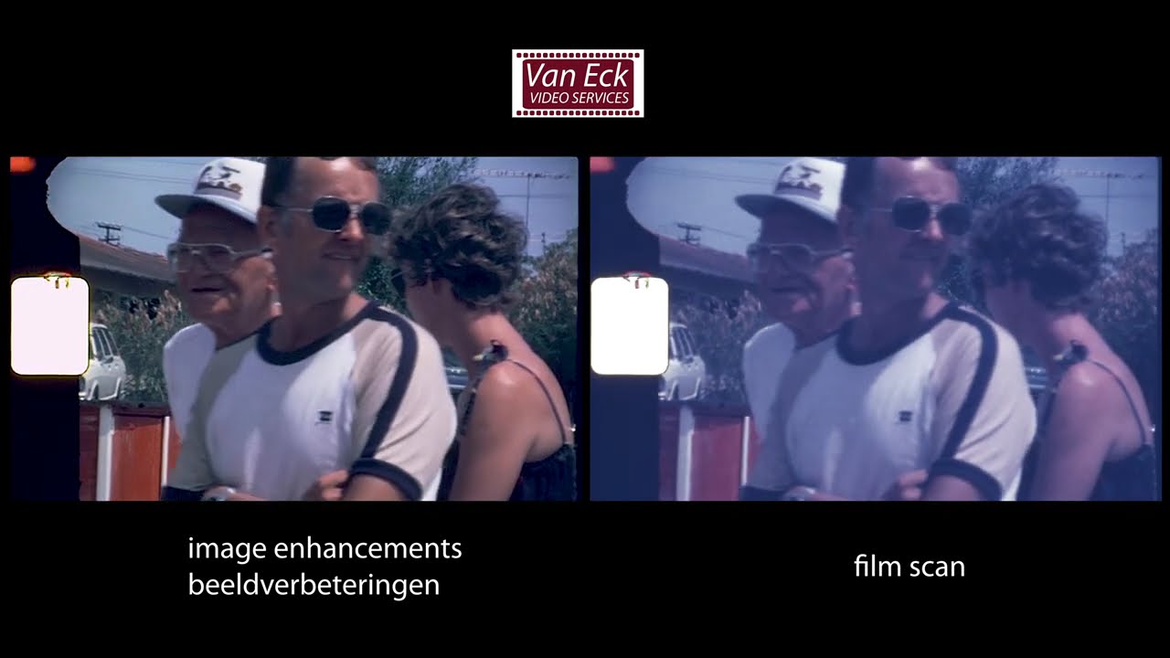 2024 super 8 film Beeldverbeteringen /  image enhancements Van Eck Video Services