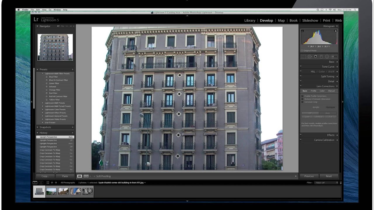 Adobe Lightroom 5 Tutorial - Upright