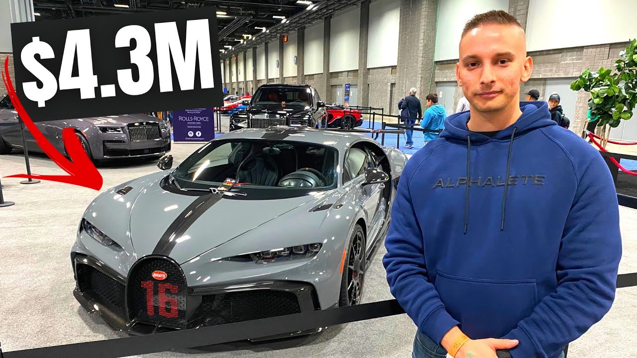 The Best Hypercars of The Washington DC Auto Show! Bugatti Chiron Pur Sport