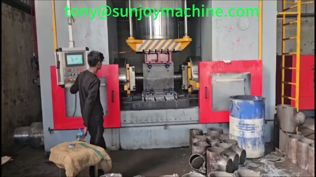 Stainless Steel Tee Cold Forming Machine