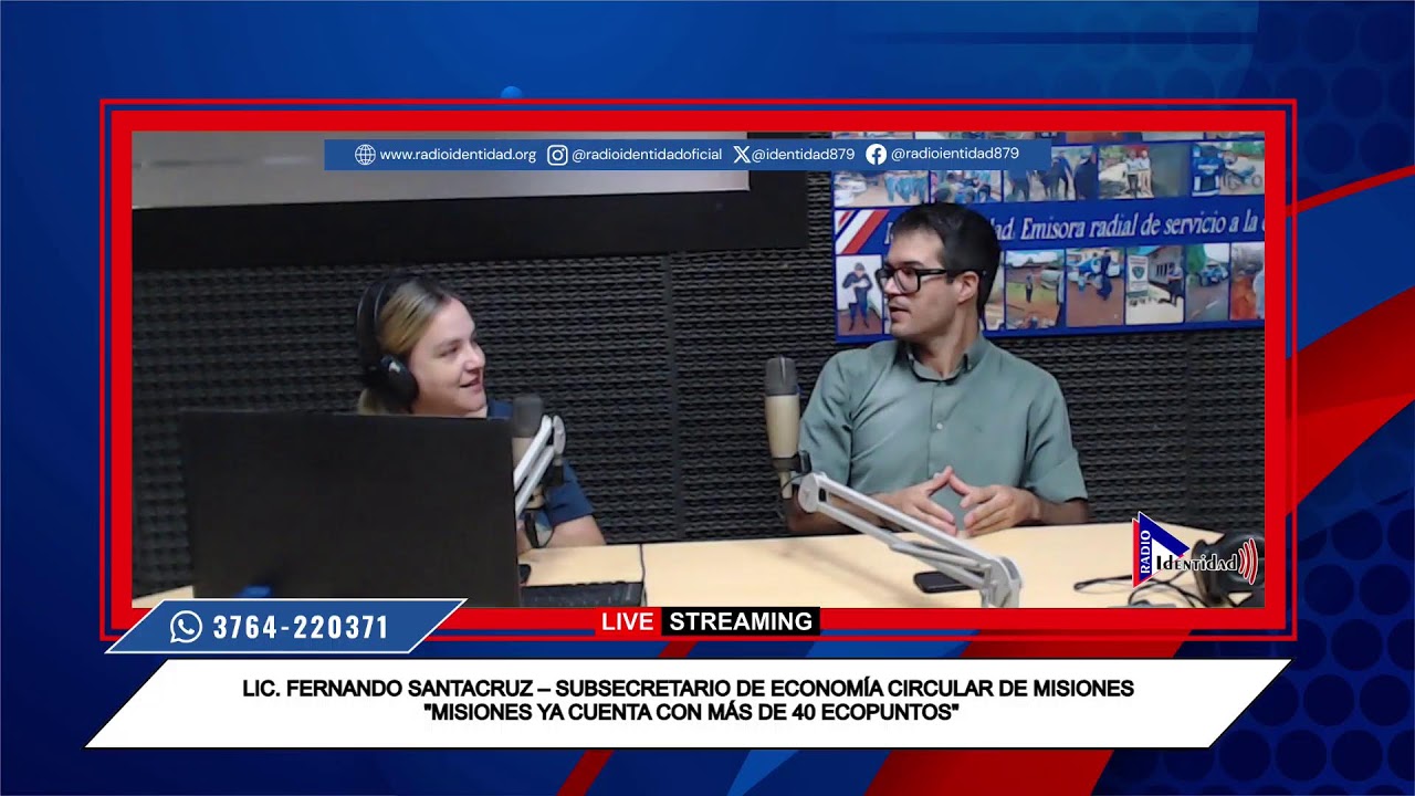 LIC. FERNANDO SANTACRUZ – SUBSECRETARIO DE ECONOMÍA CIRCULAR DE MISIONES