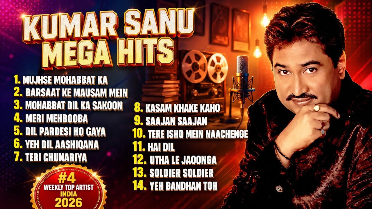 Kumar Sanu 90's Hit Songs | 90s Superhit Hindi Romantic Songs | Sadabahar Song | Hindi Songs Jukebox