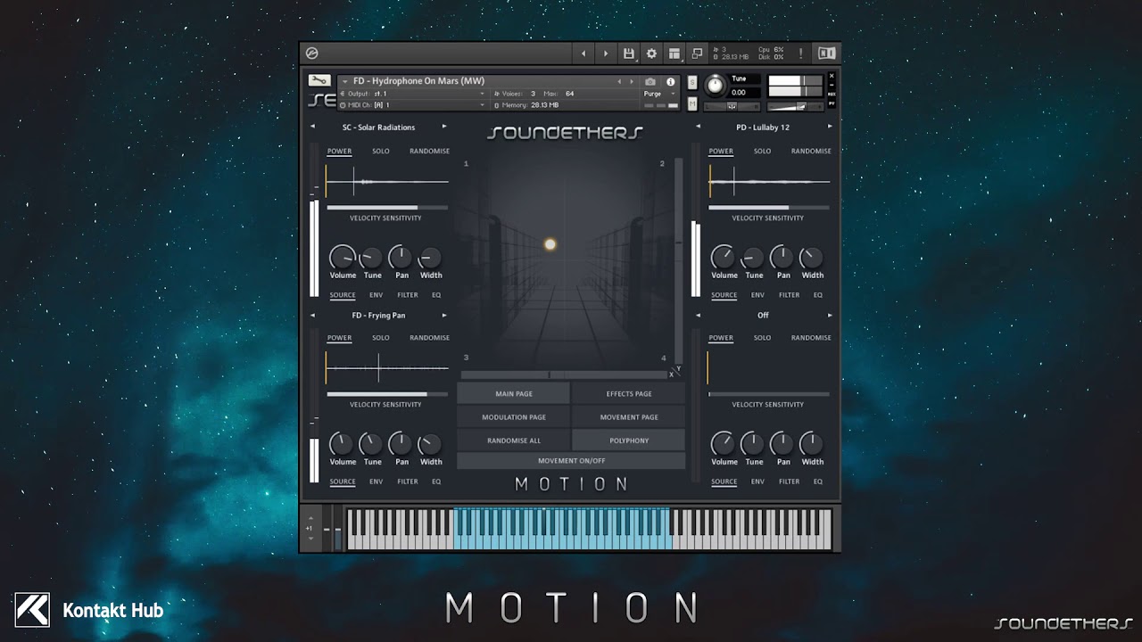 Motion // Soundethers // Movements // Walkthrough
