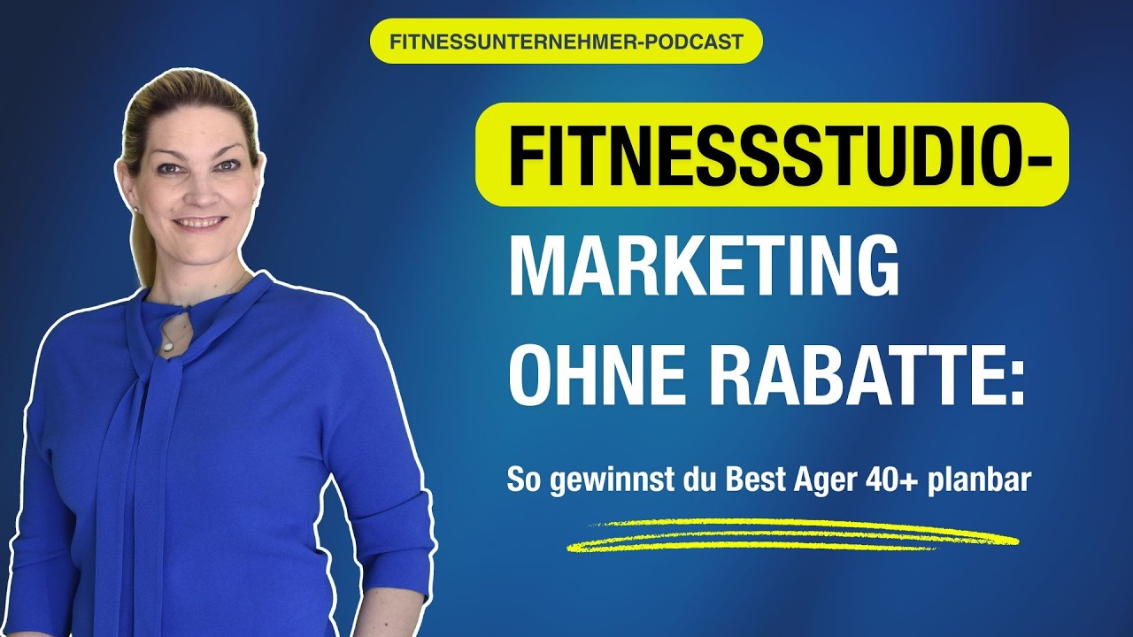 Fitnessstudio-Marketing ohne Rabatte: So gewinnst du Best Ager 40+ planbar