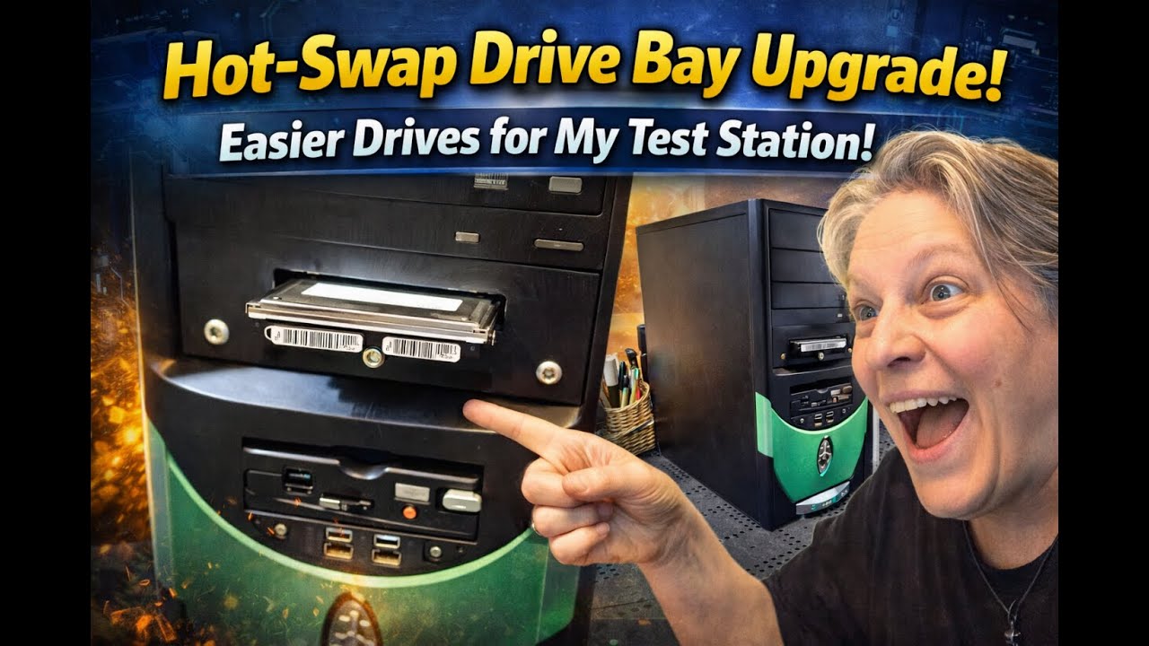 Tina Talks Tech - The DIY SATA Swappable Drive Bay