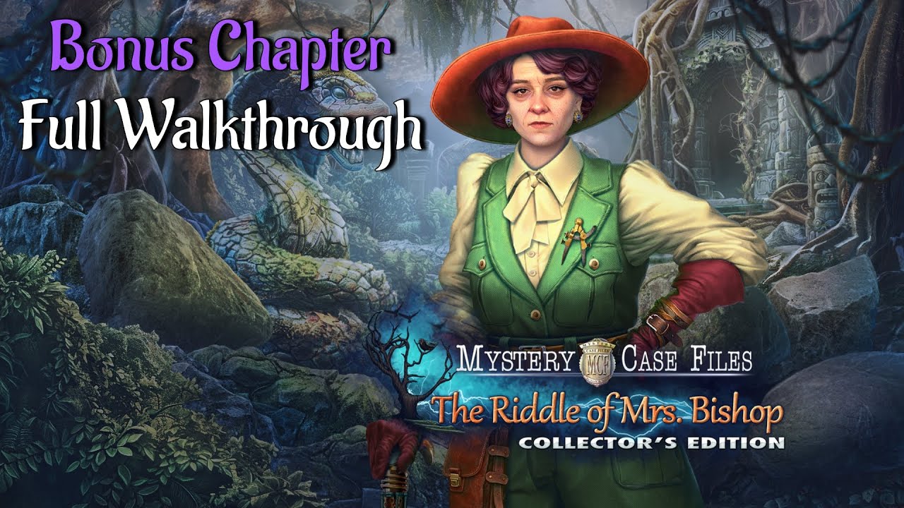 Let's Play - Mystery Case Files 27 - The Riddle of Mrs. Bishop - Bonus  Chapter Full Walkthrough