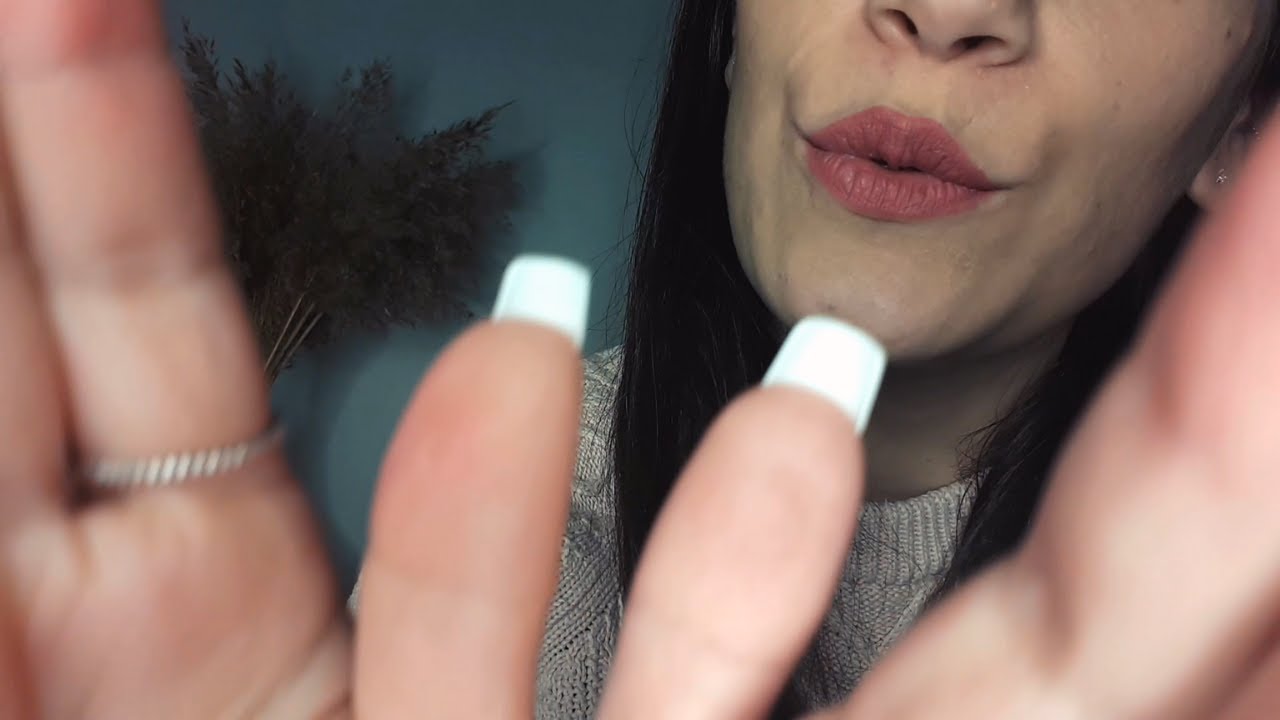 ASMR EN ~ CALMING YOU (REPEATING SHHH, IT'S OKAY, RELEASE, CALM ~ BREATHES & FACE TOUCHING)