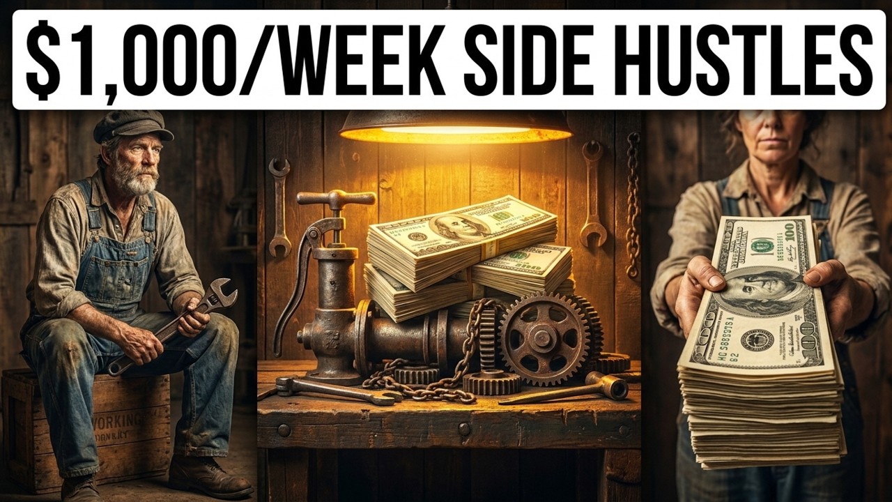 20 Old School Side Hustles That Still Pay $1,000 a Week