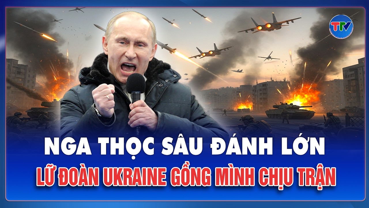 Thời sự Quốc tế chiều 22/2: Nga dồn quân thọc sâu đánh lớn, lữ đoàn Ukraine gồng mình chịu trận |TTV