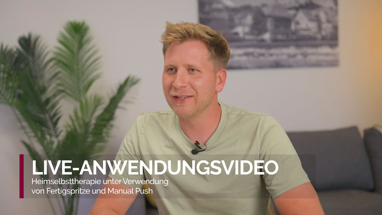 Live-Anwendungsvideo: Manual Push mit der Fertigspritze