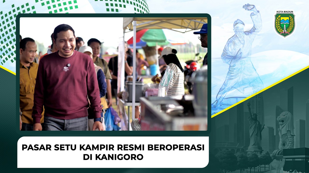 Tambah Magnet Wisata dan Ekonomi, Pasar Setu Kampir Resmi Beroperasi di Kanigoro