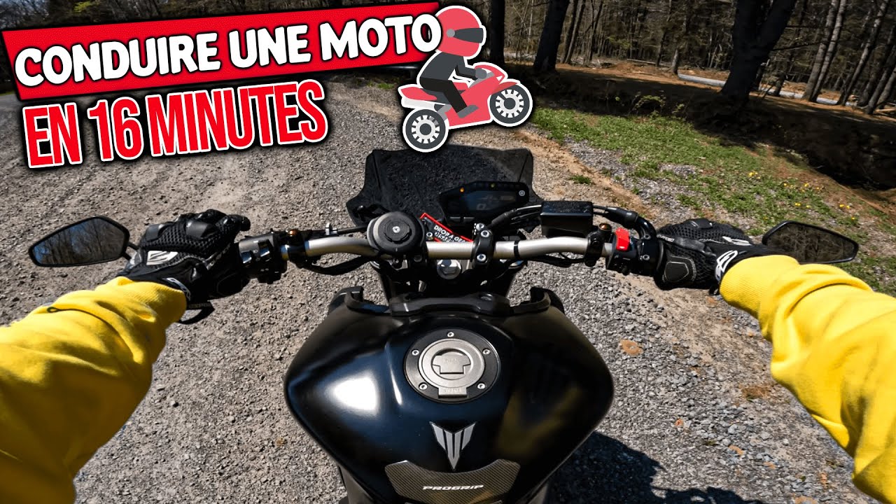 Apprendre à CONDUIRE une MOTO en 16 MINUTES!