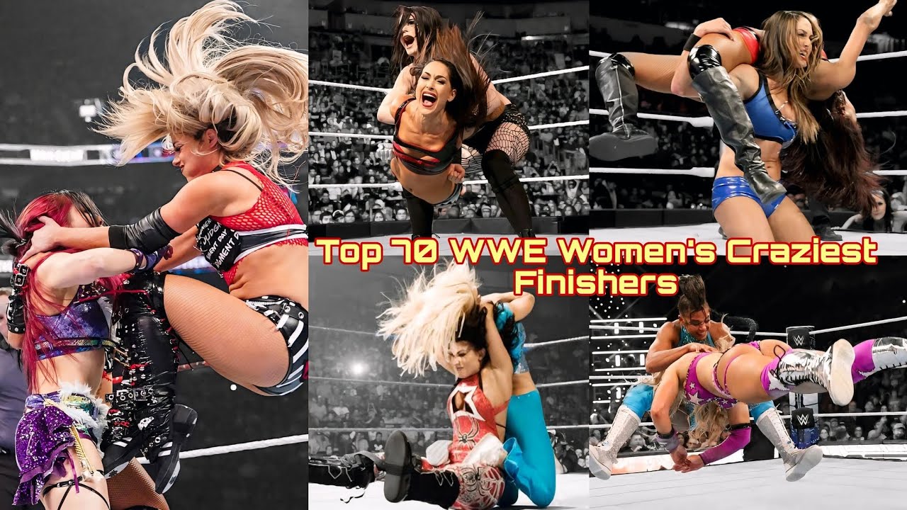 WWE WOMEN'S TOP 70 CRAZIEST FINISHERS OF ALL TIME