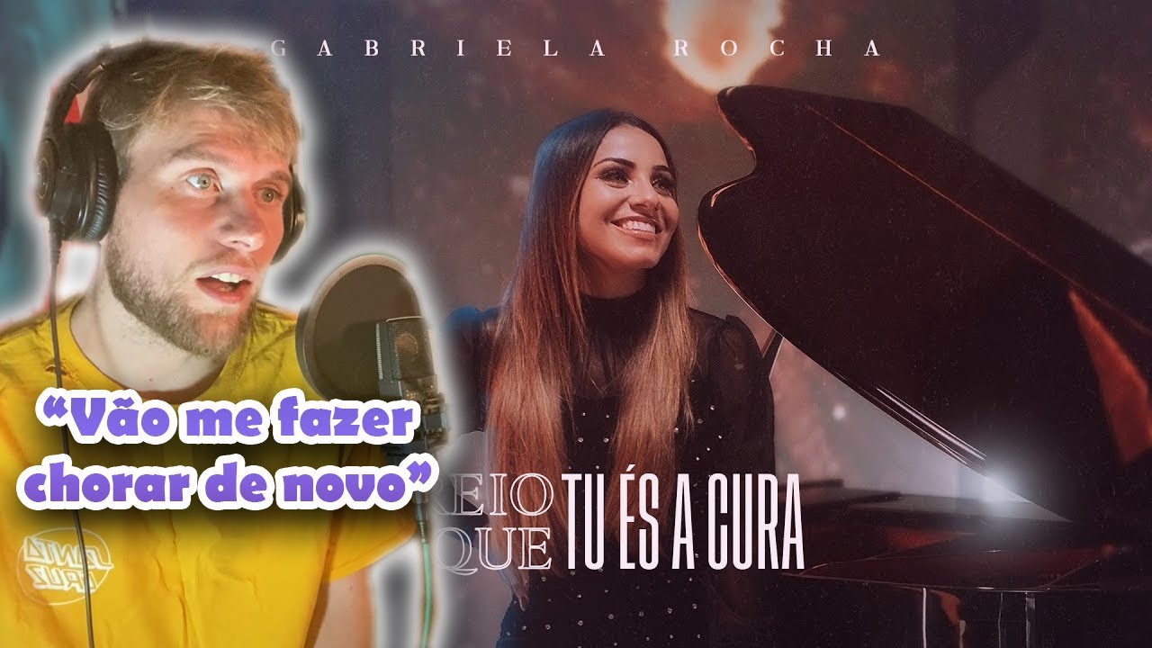 GABRIELA ROCHA - CREIO QUE TU ÉS A CURA [REACT] | AMERICANO REAGINDO A MÚSICA GOSPEL BRASILEIRA