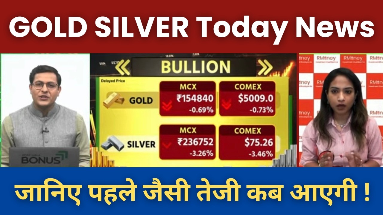 Gold Silver Latest News | देखिए सोना चांदी में कब आएगी पहले जैसा तेजी? gold, silver buy/sell
