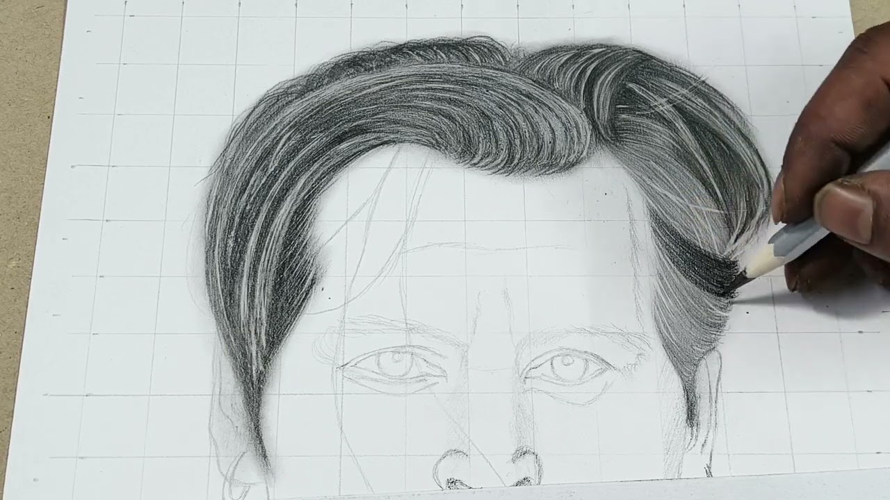 HYPER REALISTIC PORTRAIT DRAWING !! JOHNNY DEEP !!! PIRATES OF THE CARIBEAN 