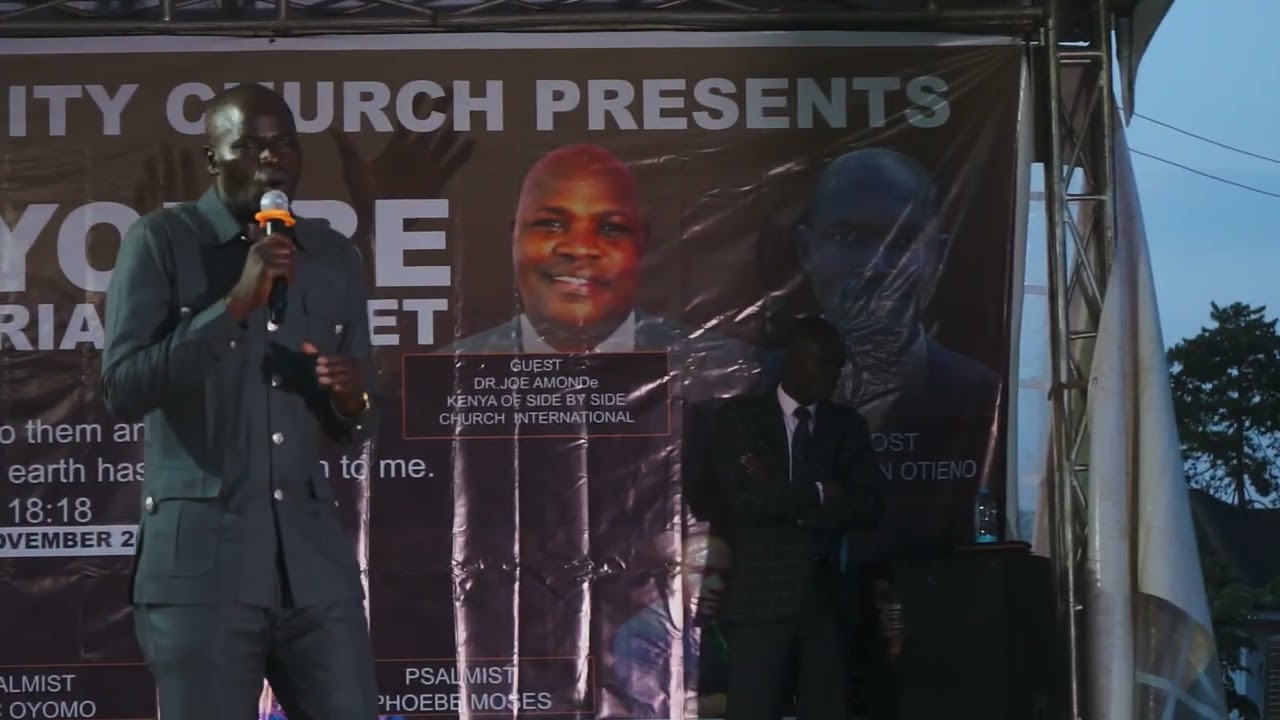 Bishop Abol Preaching At Agongo Yombe Crusade 