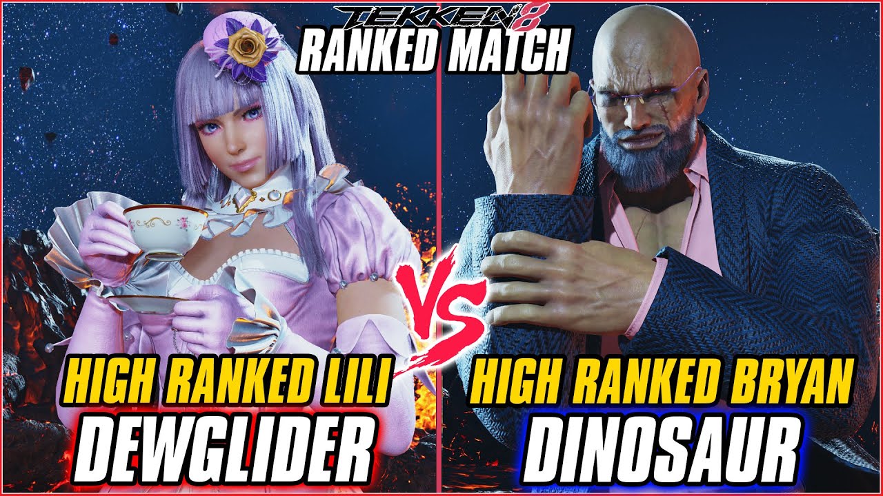 TEKKEN 8 ▰ DEWGLIDER (Lili) vs DINOSAUR (BRYAN) ▰ T8 HIGH LEVEL GAMEPLAY