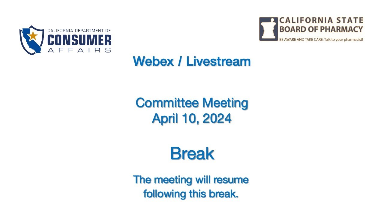 California State Board of Pharmacy - Licensing Committee Meeting - April 10, 2024 -  2 of 2