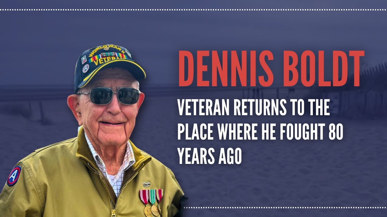 Overview - WWII Veteran Dennis Boldt returns to Utah Beach, where he fought 80 years ago