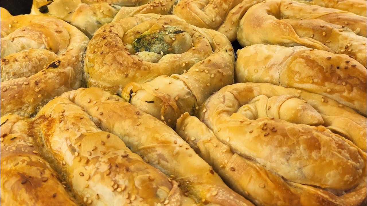 Spinach & Feta Cheese Rolled Burek