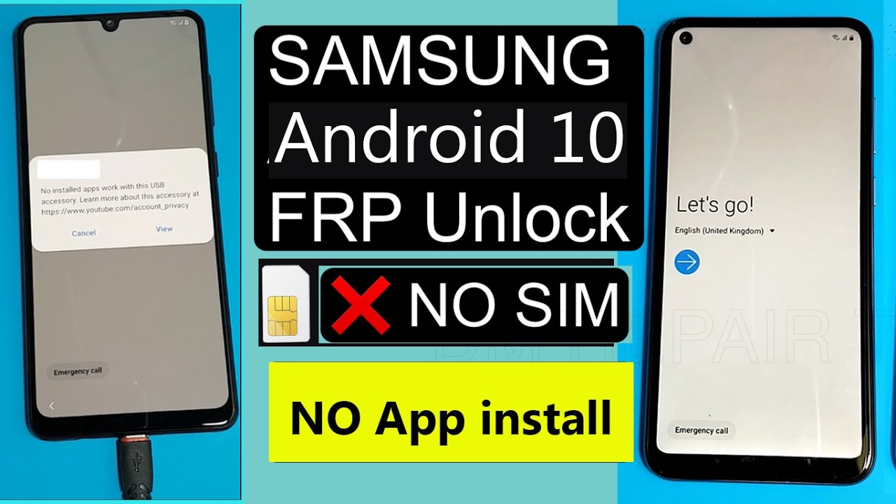 Samsung FRP Bypass Tool 2021 Fix Fail driver | All SAMSUNG GALAXY Android 10 Google Account removal