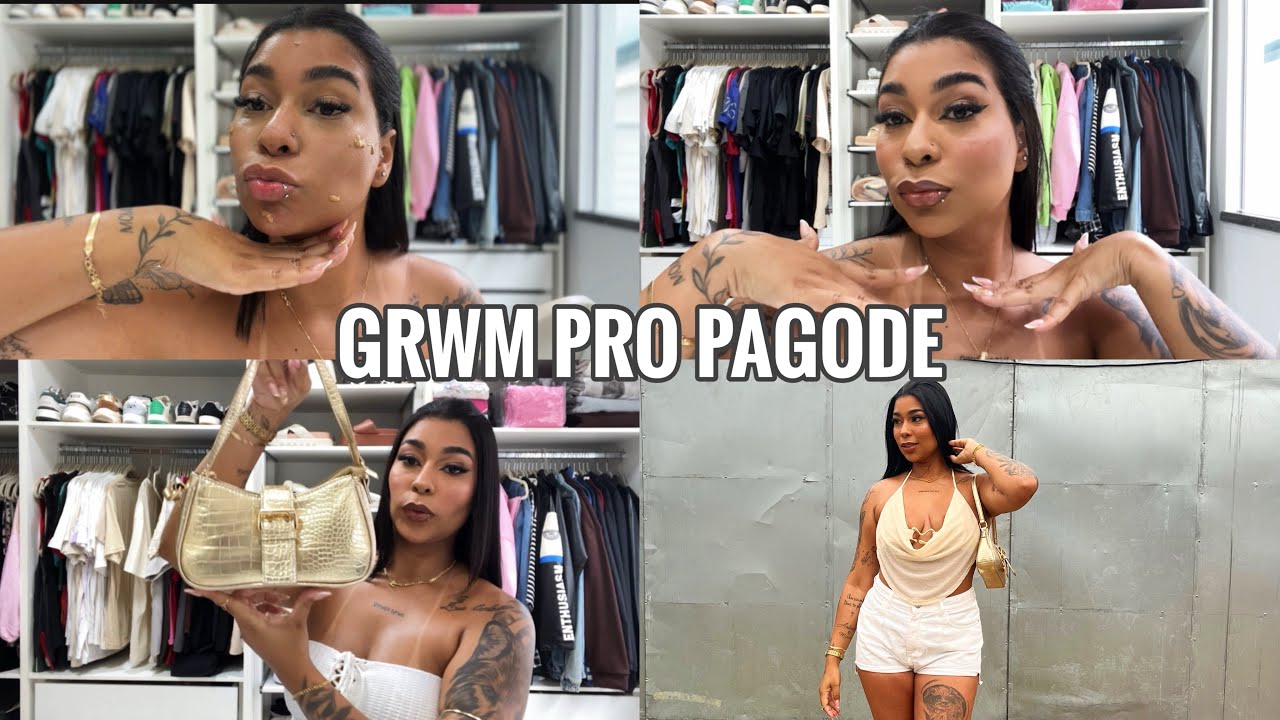 ARRUME-SE COMIGO PARA UM VALE DAY ✨ Make + look pro pagode 