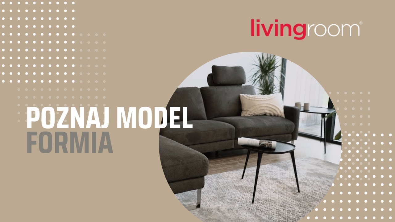 Narożnik FORMIA i fotel FARNE - poznaj inny wymiar relaksu z livingroom